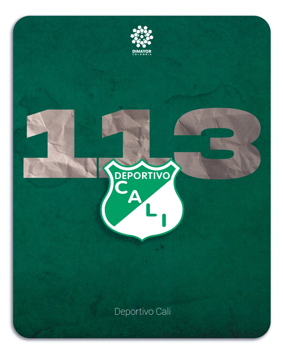 ¡𝗙𝗲𝗹𝗶𝘇 𝗖𝘂𝗺𝗽𝗹𝗲𝗮𝗻̃𝗼𝘀 <a href="/DeportivoCaliCP/">Deportivo Cali</a>! 👏

Hoy celebramos 113 años de los 'Azucareros' 🥳

¡Por muchos más! 🎉

👉 dimayor.com.co/2025/11/23/fel…

#LoDamosTodo