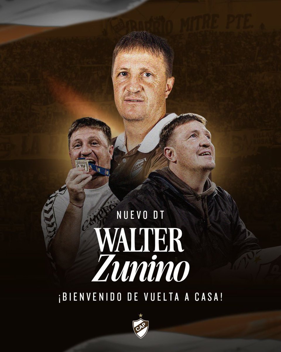 caplatense's tweet photo. ¡𝗕𝗜𝗘𝗡𝗩𝗘𝗡𝗜𝗗𝗢, 𝗪𝗔𝗟𝗧𝗘𝗥ⵑ 

👤 𝒲𝒶𝓁𝓉𝑒𝓇 𝒵𝓊𝓃𝒾𝓃𝑜 es el nuevo entrenador de #Platense🤎

Qué bueno volver a tenerte en casa 🥰

➡️ Enterate todos los detalles, acá: https://t.co/rk0Fygls4e

#VamosCalamares🦑 https://t.co/vCUWWkvGDw