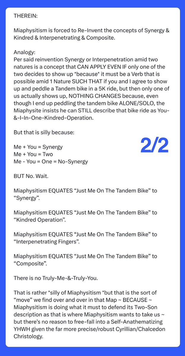 M_Christianity's tweet image. •Christology 
•Kindred Operation
•Synergy 
•Dionysius 
•Double Consubstantial
•Metaphysically Persisting 
•Identity
•Act
•Nature/Natures
•Son/Sons

Interesting.
x.com/m_christianity…

Four Screenshots: