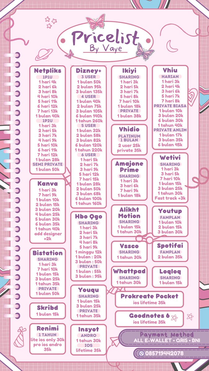 ready netflix harian dan bulanan premiaw! don't miss out, guys 👀

#zonauang #zonajajan