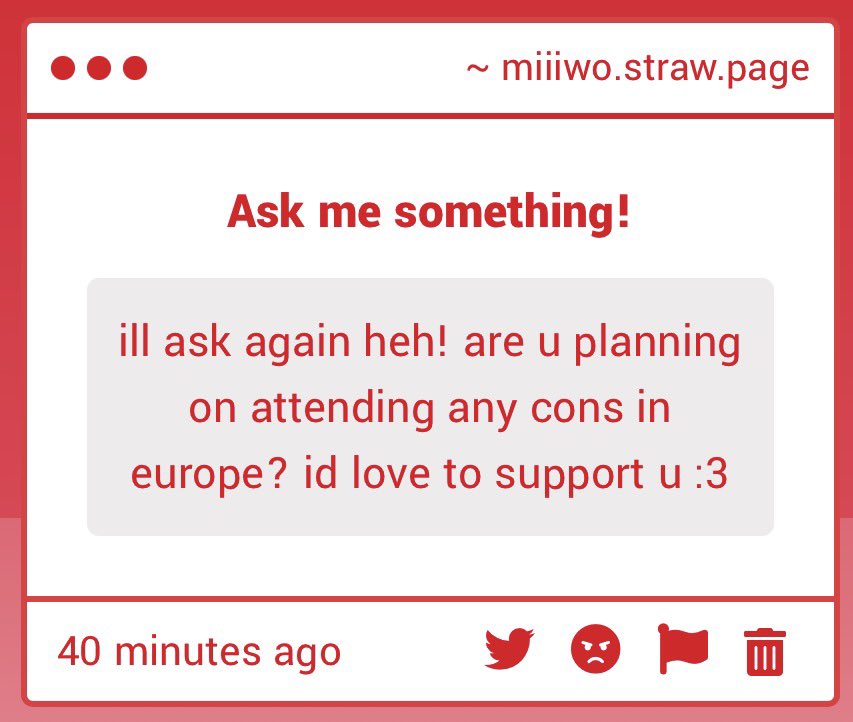 As of now im attending cons in France only !
I plan on expanding my business to the uk, Germany and other countries across Europe next year if things go well hehe