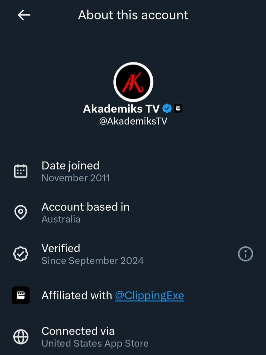 The account was already suspended, but Australia huh? 🫡👎🏼