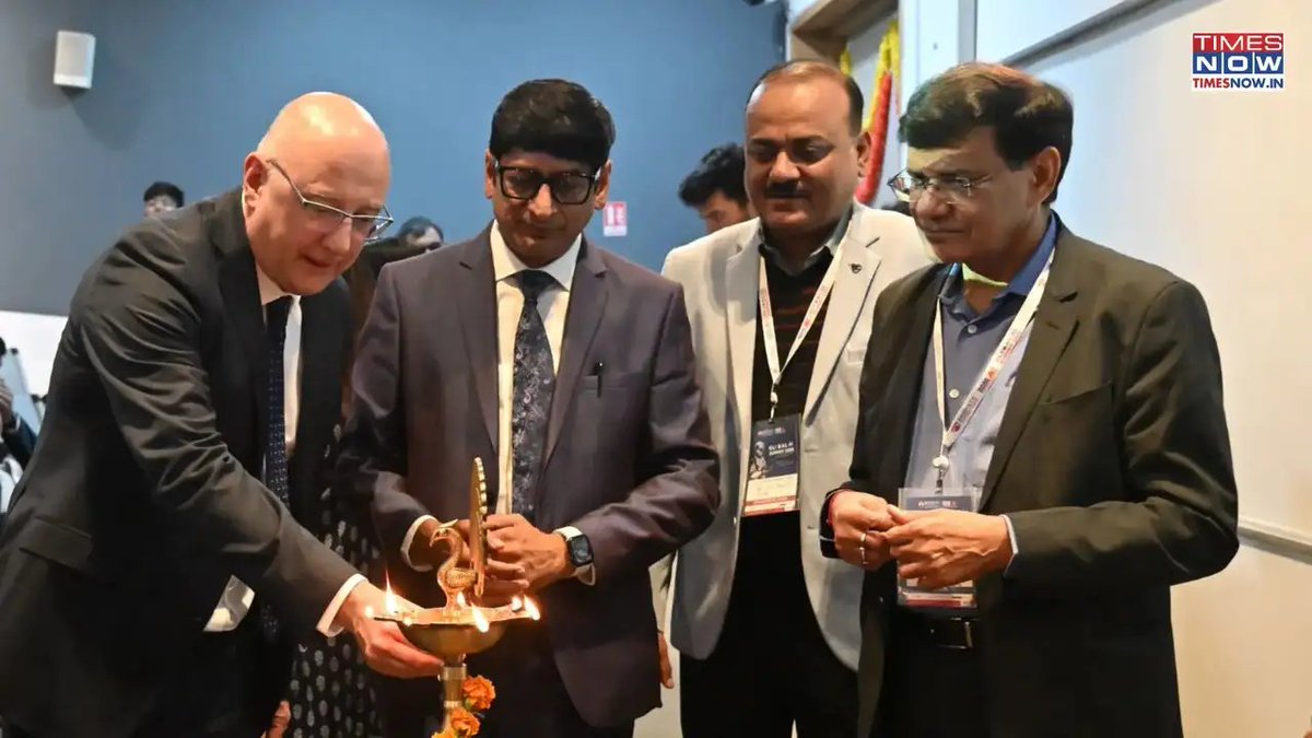 tech_tart's tweet image. Global AI Summit 2025 kicked off at Bennett University, uniting top global minds in AI and tech. The future of artificial intelligence is being shaped right here in Greater Noida! timesnownews.com/education/glob…