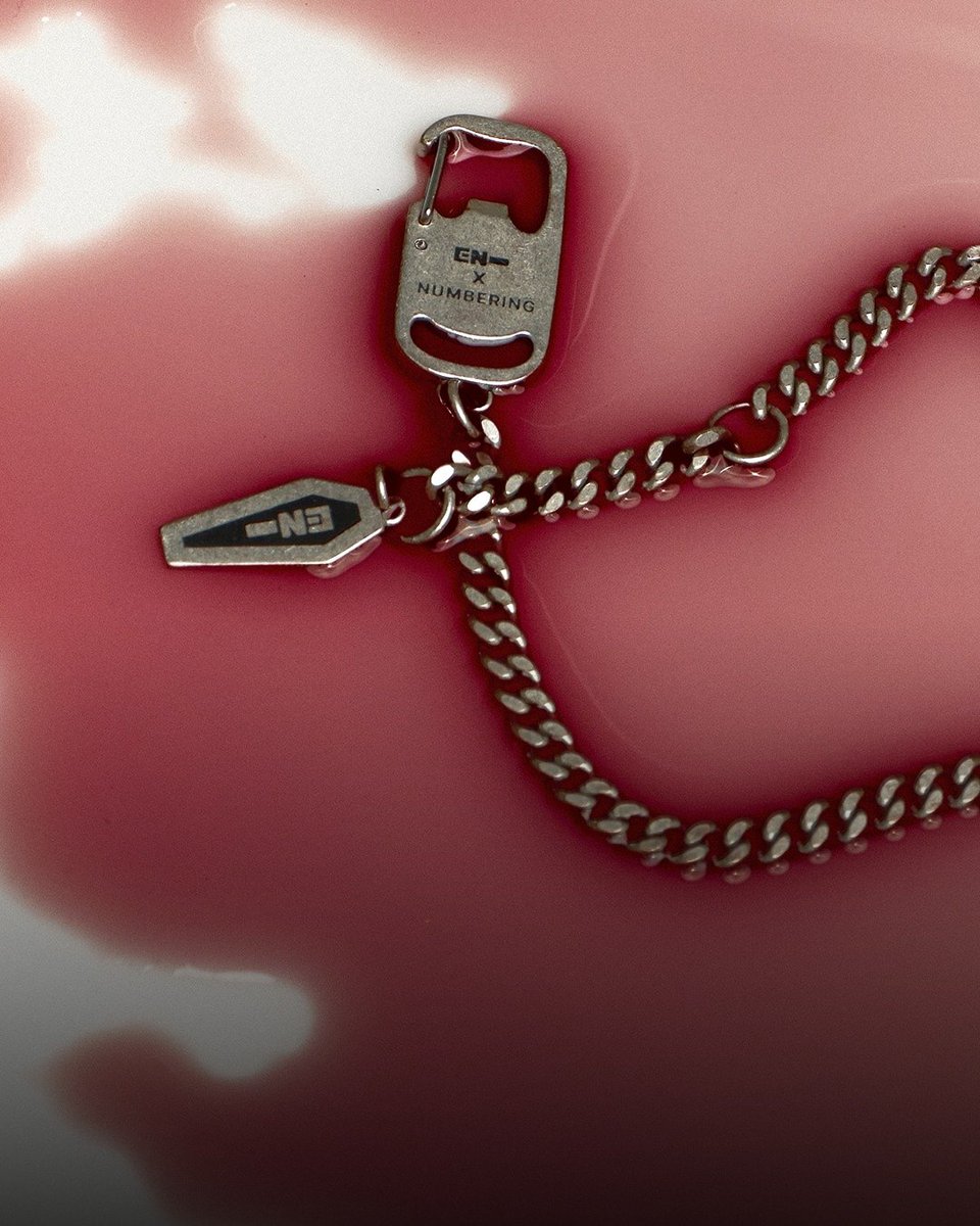 ENHYPEN × NUMBERING のジュエリーコラボがついに登場しました
