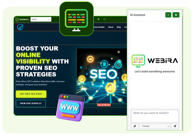 home_work_biz's tweet image. 😲 “Imagine asking an AI: ‘Build me a website for my plumbing business’ — and 10 minutes later it’s done.

That’s not a dream — it’s Webira. From idea to live site, no coding required.

See how simple it is 👉bit.ly/4a8Kf4o