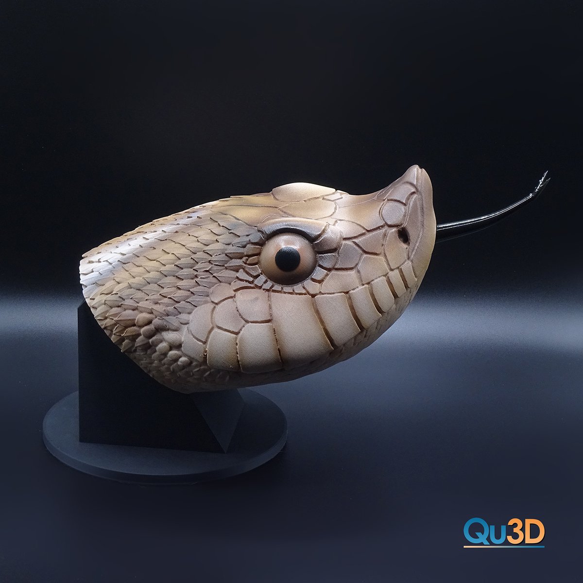 🐍 Hakennasennatter-  Heterodon nasicus • STL Dateien
➡️ 3D-Druckmodell herunterladen: cults3d.com/:817962
💡 Entworfen von <a href="/Qu3dQueisser/">KatharinaQu3D</a>

@cults3d #3DDruck #3DDrucker #Druckbar #STLDatei