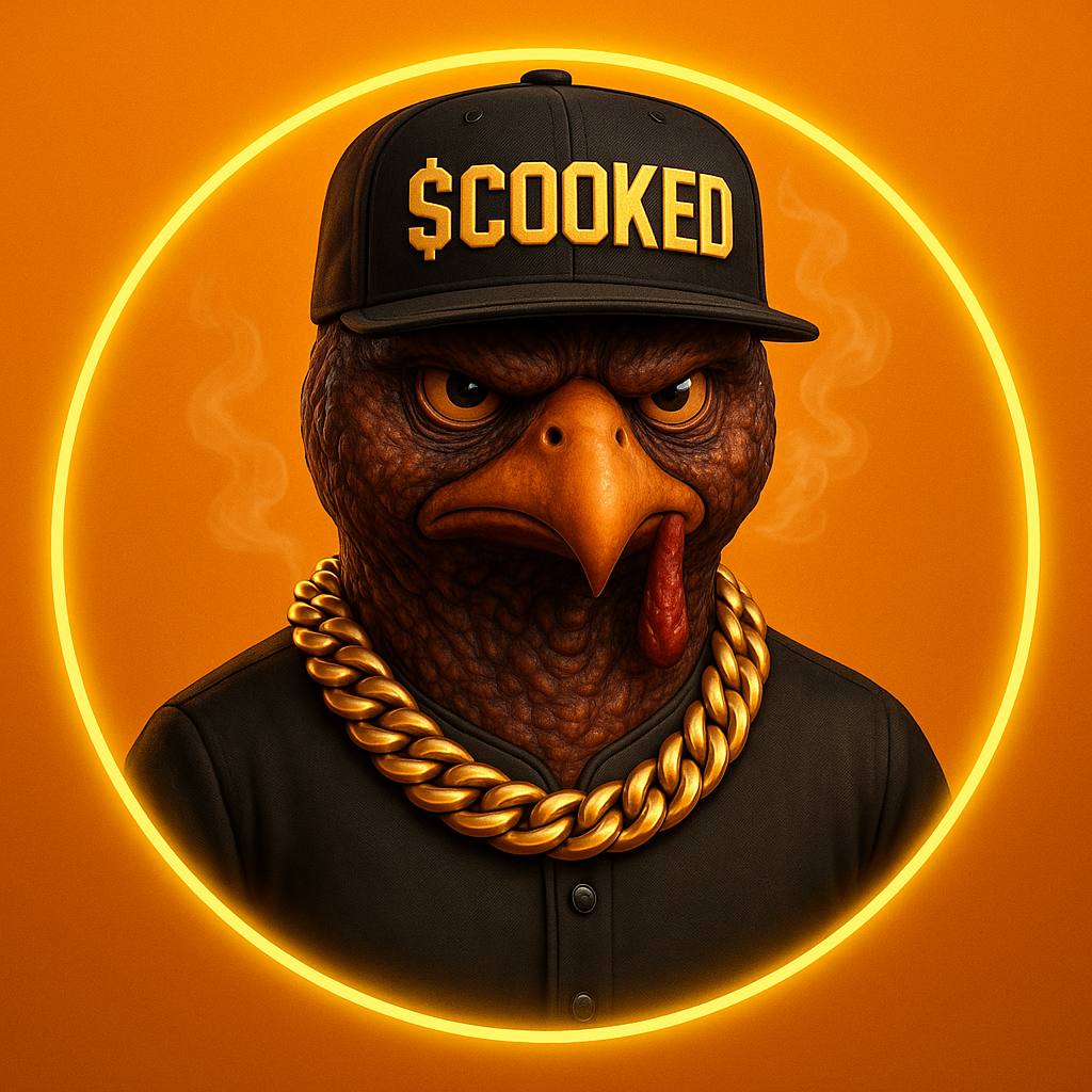 memeshot2025's tweet image. $COOKED is going to the moon. Only thing that&apos;s getting cooked is the ticker and the turkey 

7598vP35dKbJZzewzLxGikC1oFCjfw6kFocTnXVLpump