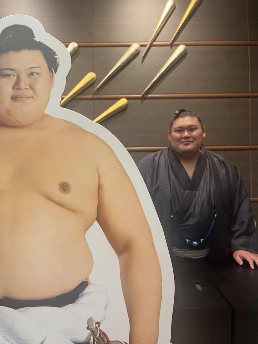 横綱お見送りしてくれたよ