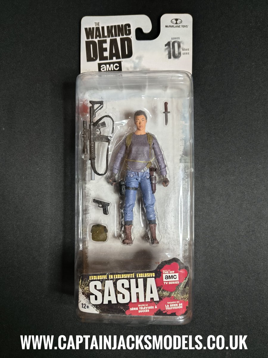 CaptainJModels's tweet image. Sasha - Mcfarlane Toys Five Inch Figure Set
From The Walking Dead Series Ten
captainjacksmodels.co.uk

#walkingdead #thewalkingdead #mcfarlanetoys #captainjacksmodels #sasha #actionfigures #zombieapocalypse #horrorfan #horroraddict #giftideas
