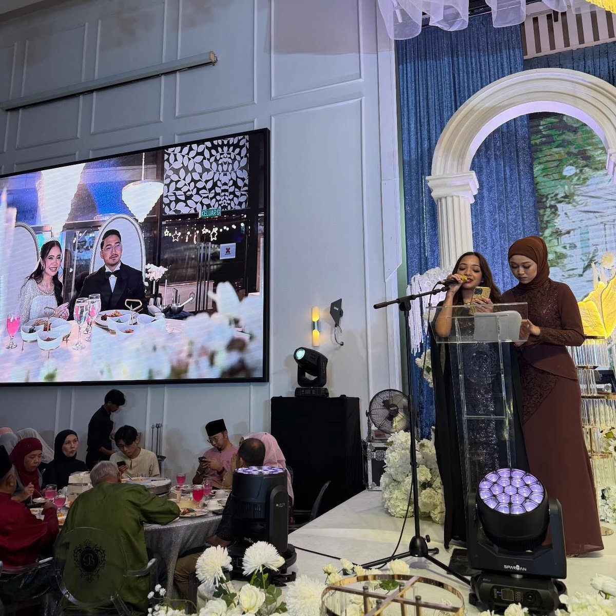 IATReal's tweet photo. Congratulations Alisya + Emir. Alisya is one of Alyssa’s BFFs since school days and she was also asked to deliver a speech https://t.co/WtLSPVC0BB