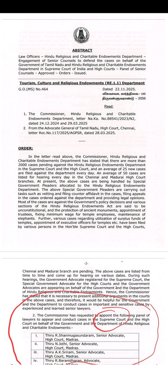 Use Bhakta's Kanikkai:
Appoint 4 Sr lawyers,Fight 4000+ cases filed against <a href="/tnhrcedept/">TN HRCE</a> corruption
Unconstitutional control, Blaming “social justice”… except 43,000 temples destroyed by HR&amp;CE (frm 1925) should get ISO certification for corruption. <a href="/ARanganathan72/">Anand Ranganathan</a> <a href="/jsaideepak/">Sai Deepak J</a>