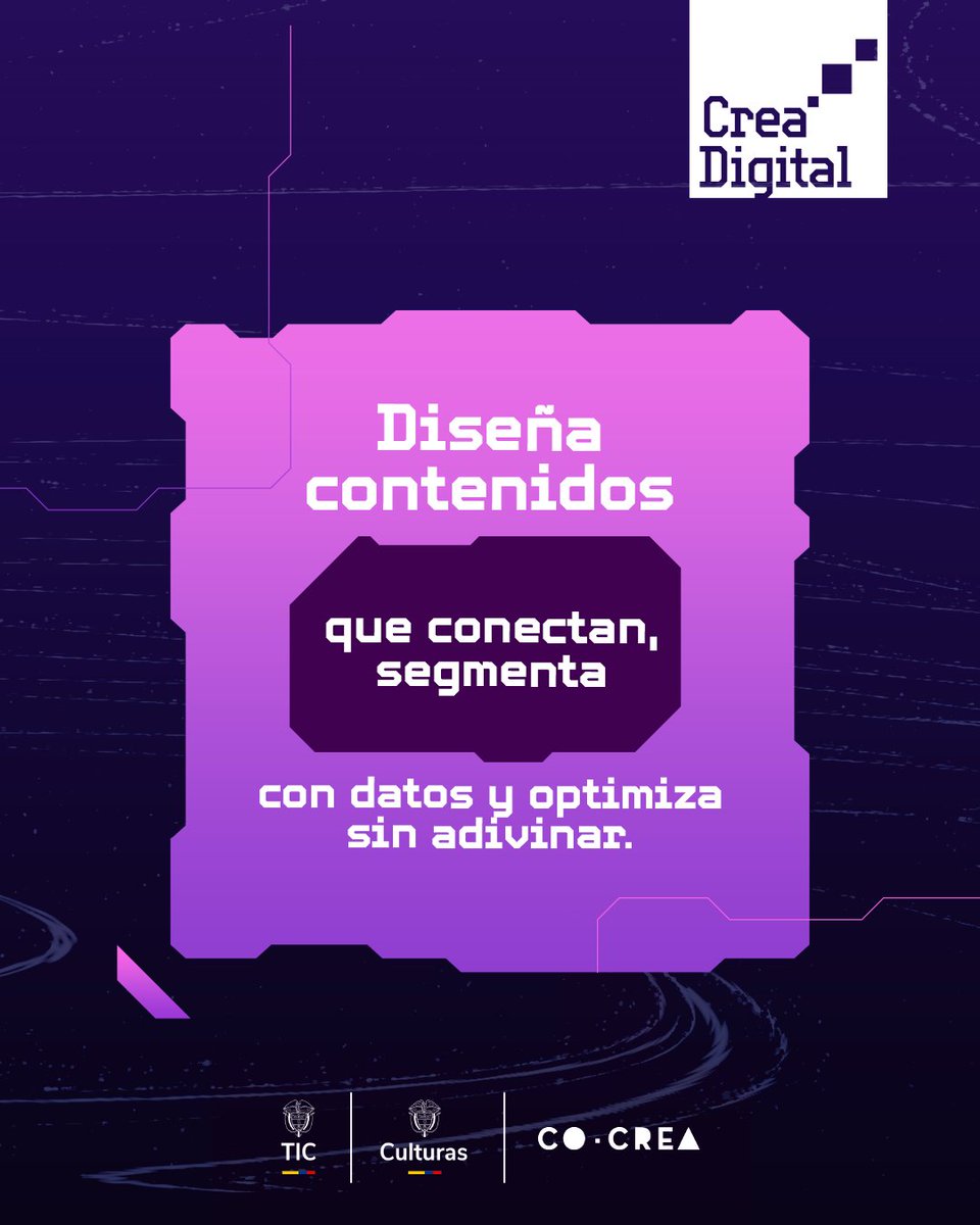 CarinaMurciaY's tweet image. Invitamos a las colombianas y colombianos que quieren contar mejores historias a sumarse a #CreaDigital. Aquí aprenderán a crear mini-campañas con IA, usar formatos efectivos y medir lo que realmente importa.

Inscríbanse aquí: forms.office.com/r/ZDZm1u0DTg