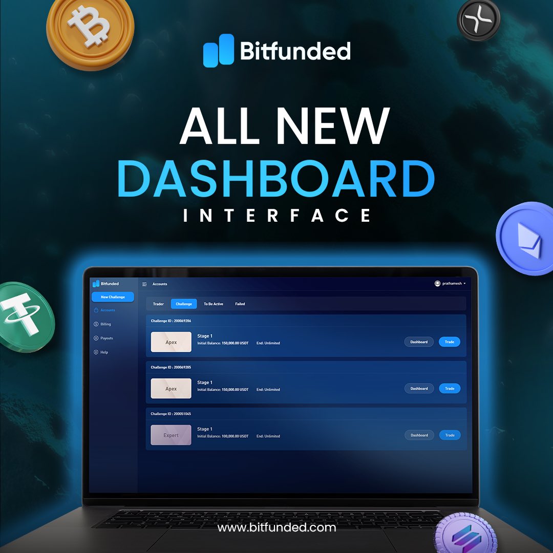 bitfunded's tweet photo. Here are the latest Bitfunded updates 🛠️

All designed to make your funded trading experience smoother, faster, and more powerful. 💙⚡️ https://t.co/ifE1hgnsw1