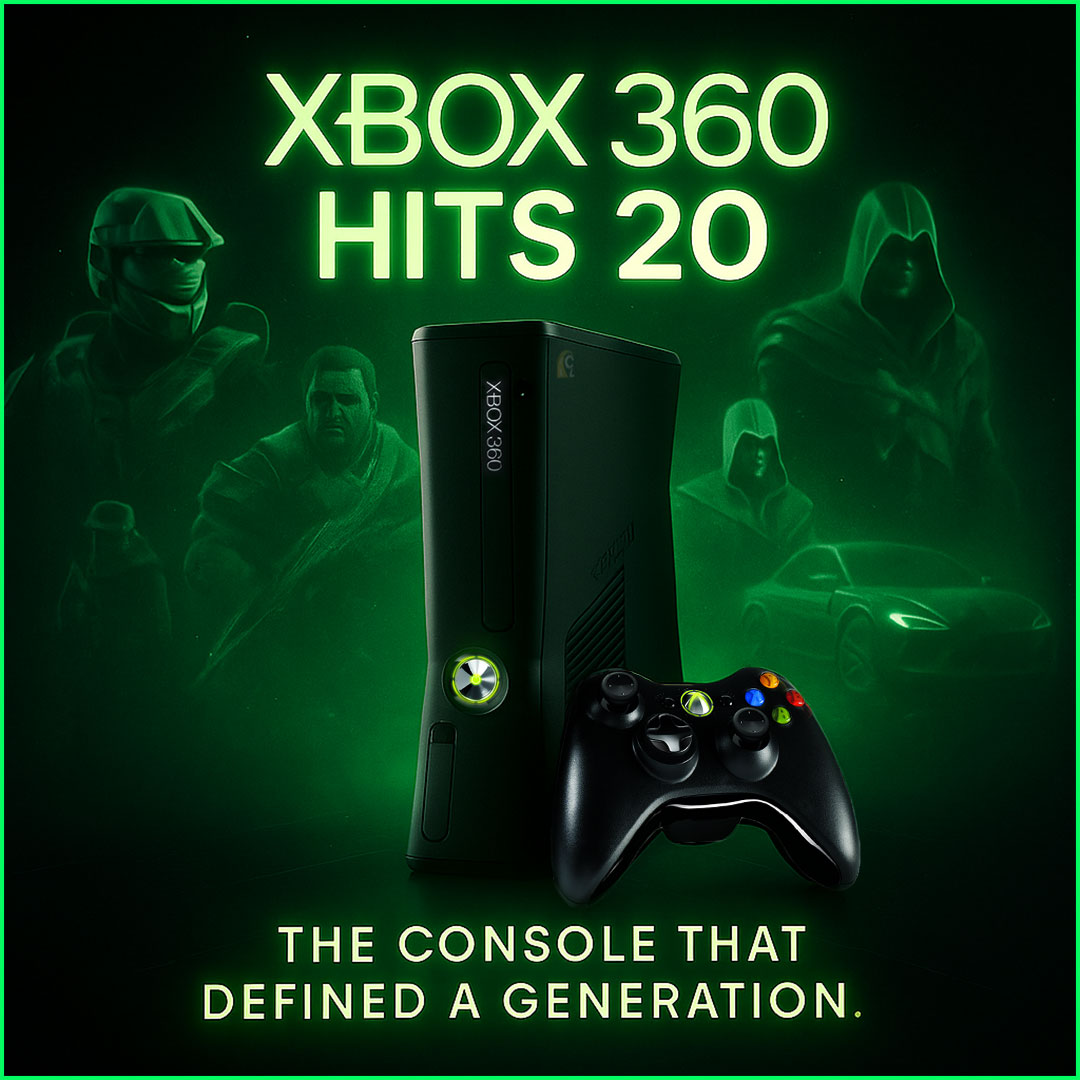 Collectibl26508's tweet photo. Xbox 360 Turns 20 — Still Untouchable!

#Xbox360 #XboxAnniversary #GamingHistory #RetroGamingCommunity #CollectorsOfInstagram #GamingNostalgia #XboxLegends #20YearsOfXbox #VideoGameCollectors #CollectibleLane #VideoGamesID https://t.co/1SU8kZNt67
