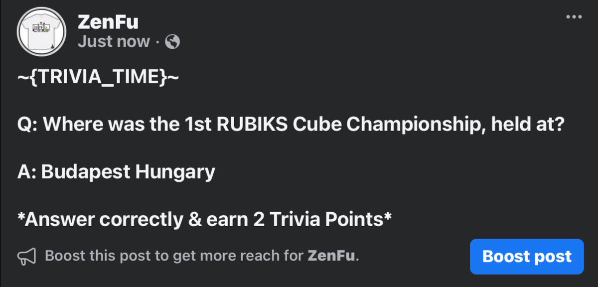 Our Trivia Questions, will soon become a part of our Instagram posts.