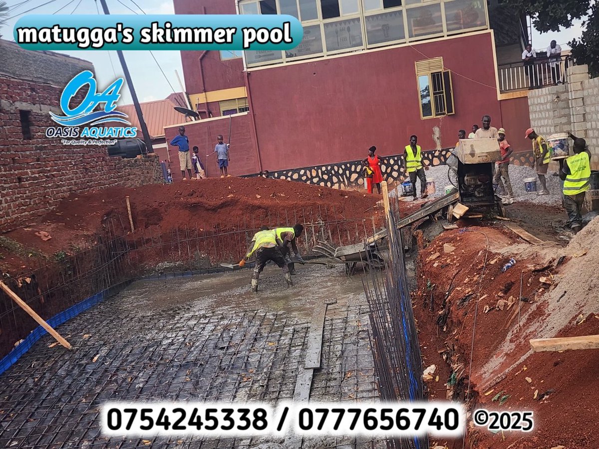 On Base casting activities in matugga, expertly handled by our highly skilled team at Oasis Aquatics Uganda Ltd.

oasisaquaticsugltd.com

📞 For inquiries, quotes, or site visits:
+256 754 245 338
0777656740
tiktok.com/@oasisaquatics…

Oasis Aquatics Uganda Ltd —