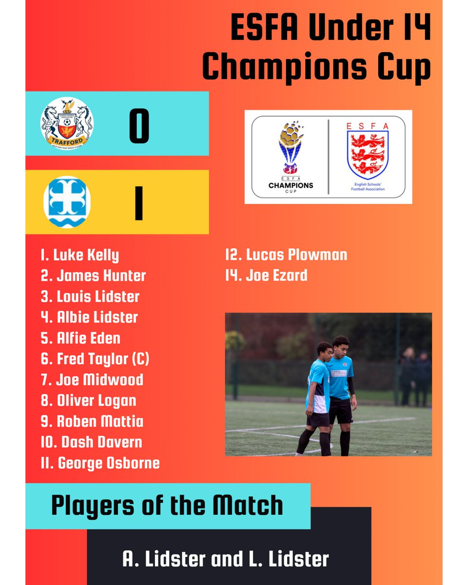 Trafford Schools' FA tweet media