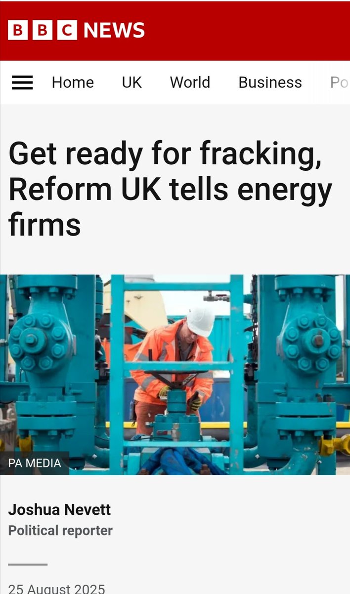 Earthstar77's tweet image. May I ask you a question..do you agree with Mr Farage and Reform re #fracking ?