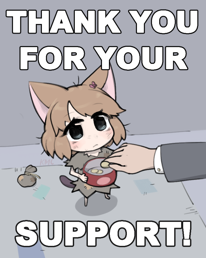 shapeofconsent's tweet photo. Happy 24K! 🎉🎉🎉

I'll be back after a short break, I highly encourage you to make fan-art for #nenekonovember to ride this unexpected clout wave with me. https://t.co/JD4oDQC2Dq