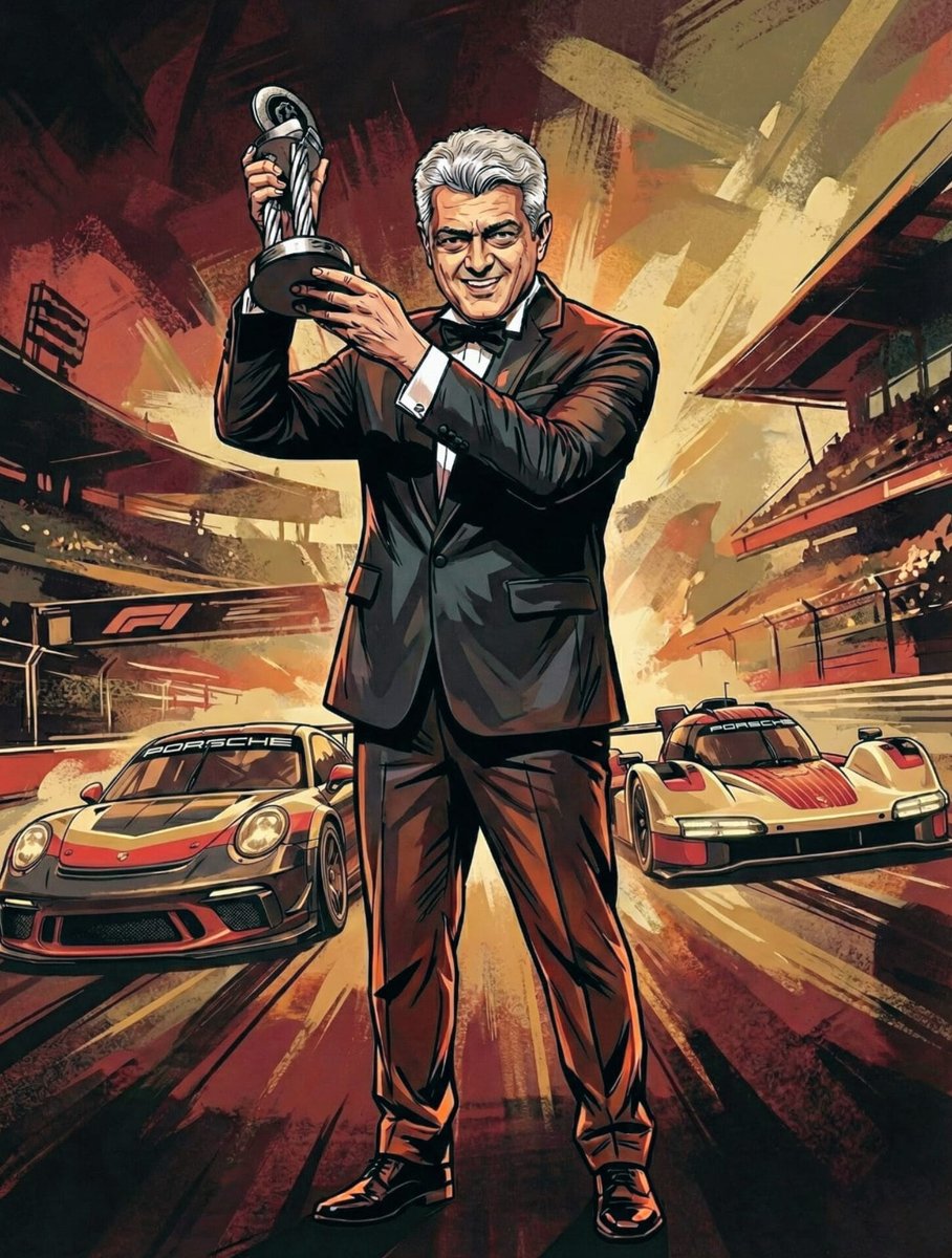 tptharunvikash's tweet image. International uh!
.
.
.
#AjithKumar #AjithKumarRacing #Gentlemandriveraward