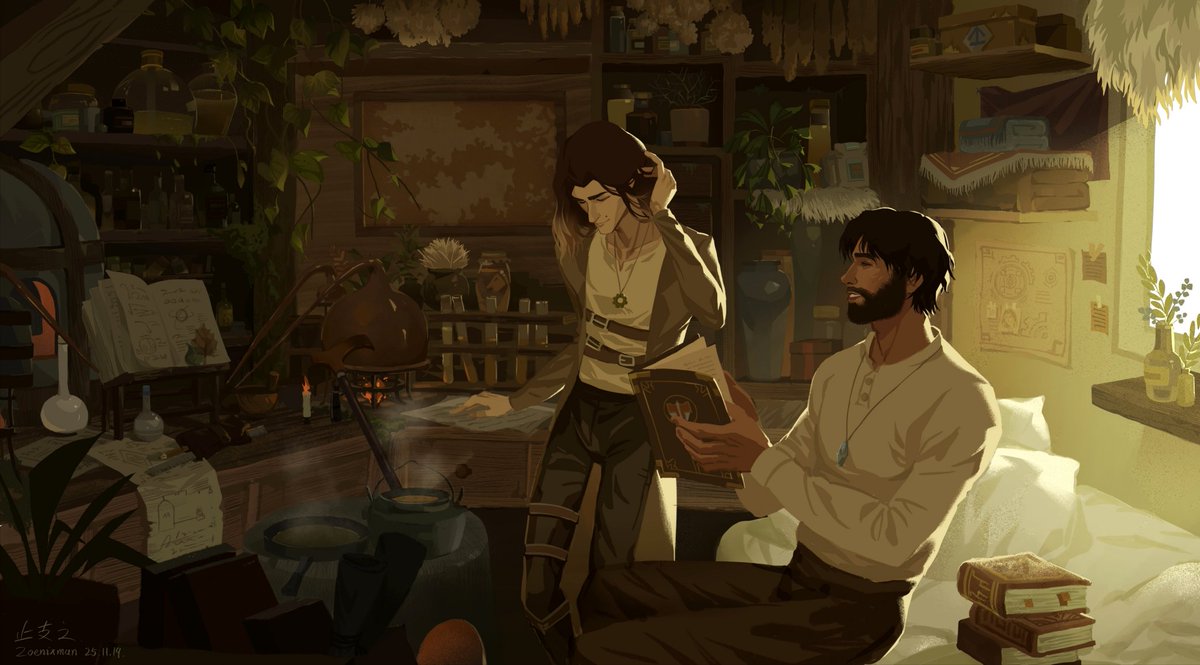 Zoenixman's tweet image. #jayvik
Chamomile and spruce.