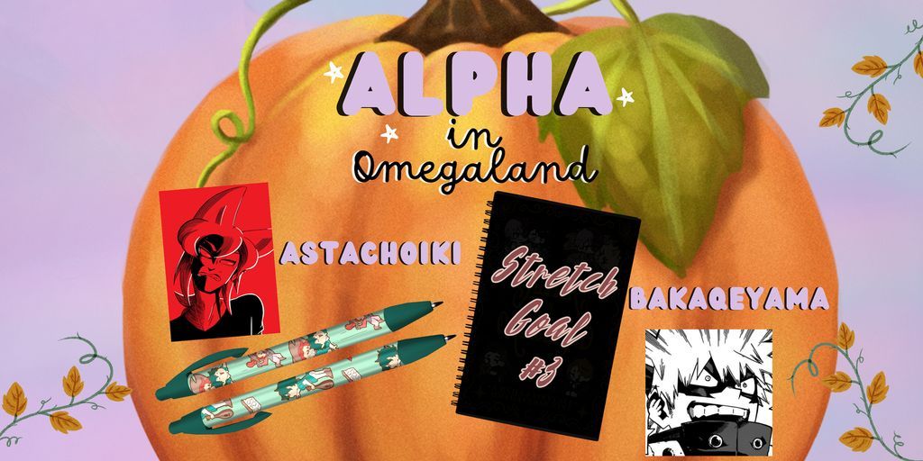 🛍️MERCH PREVIEW– PART THREE🛍️

Like writing as much as reading fairy tales? Itching to try your hand at omegaverse? <a href="/bakucreeper/">AstaChoiki</a>'s spicy pen can help! But where you gonna jot those magical ideas down?  Stretch goal #3 by <a href="/bakaqeyama/">Saved Ris</a> might offer a solution😏

#BNHA #zine