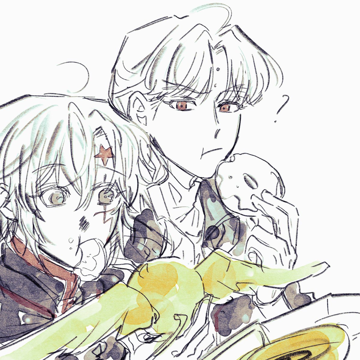 springday29's tweet image. Randomly redraw my old work, allen and link  #Dグレ