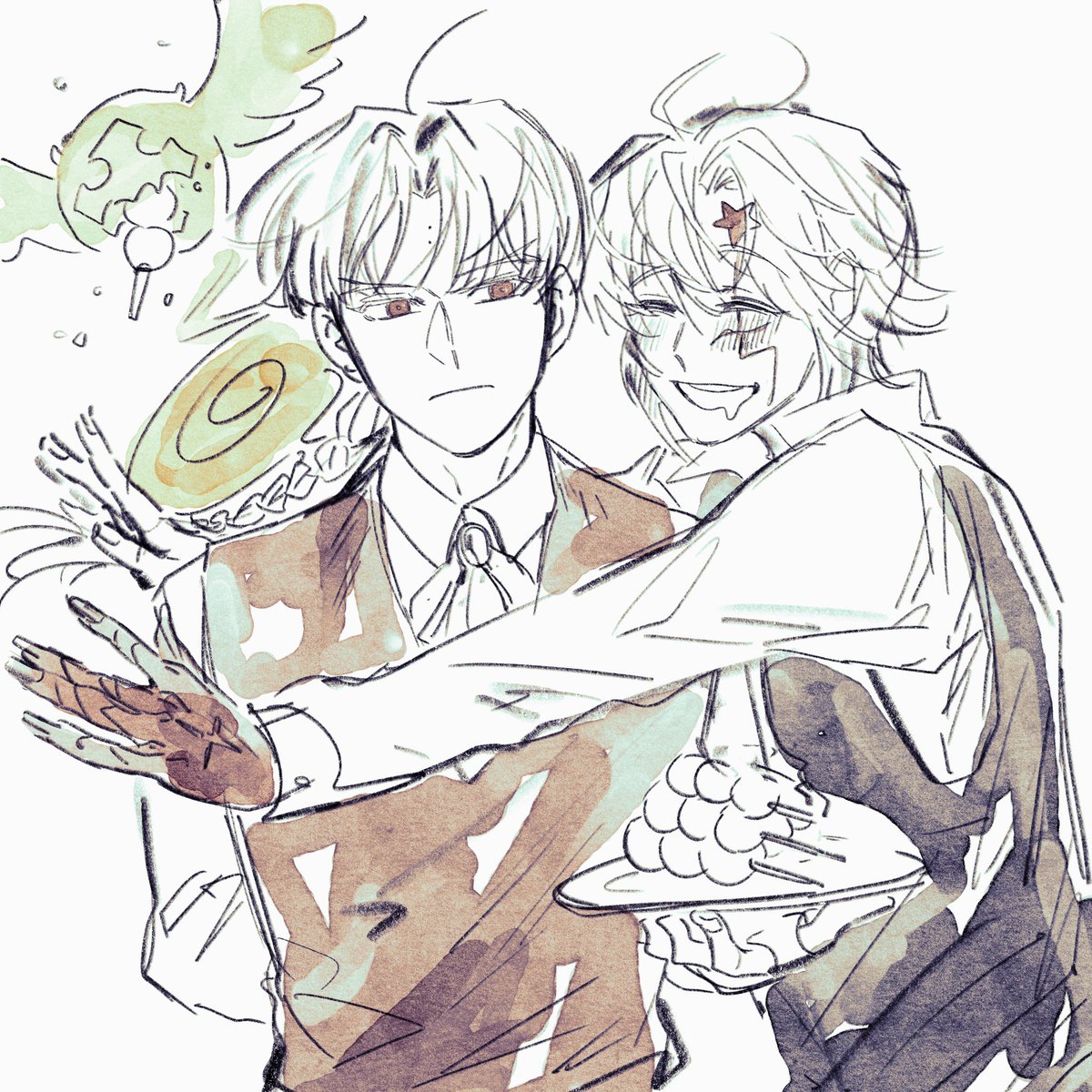 springday29's tweet image. Randomly redraw my old work, allen and link  #Dグレ