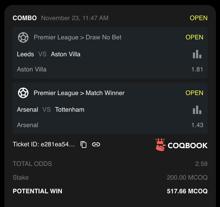 coqbook's tweet image. GM ☕️

🚬🚬 Feel a lot better now that regular soccer seasons are back &amp;amp; $COQ is recovering a bit.

Getting ready for ⚽️ Premier League 🇬🇧, La Liga 🇪🇸, Ligue 1 🇫🇷, Serie A 🇮🇹, and Bundesliga 🇩🇪--love the soccer parlays I see on our activity page.

🏈 Please share your NFL locks!…