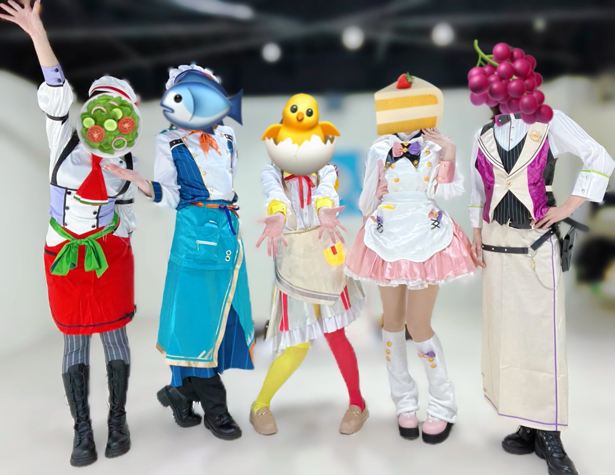 acnoledge's tweet photo. 本日 #wktk祭DX のドレリハでした🧑🏻‍🍳👨🏻‍🍳🍴
スペシャルなメニュー🍽️を用意して、Acnoledge一同お待ちしております🍳♥
#あくのれっじ https://t.co/11JXocxsyZ
