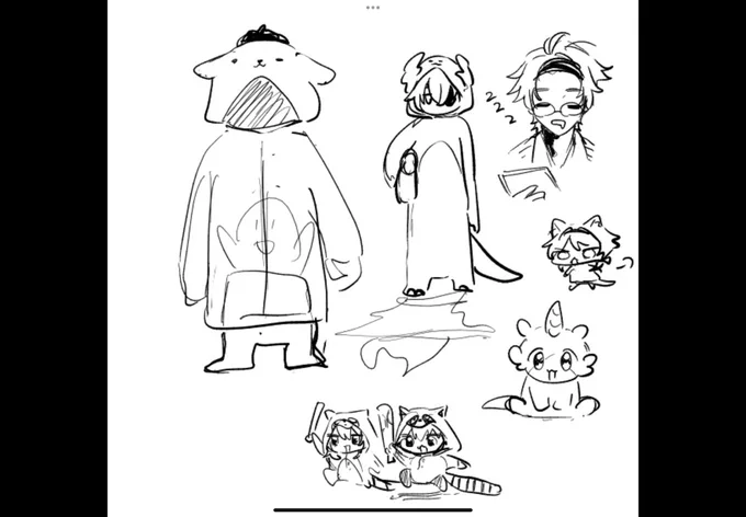 これ絵茶で生まれた落書き共有(??) 