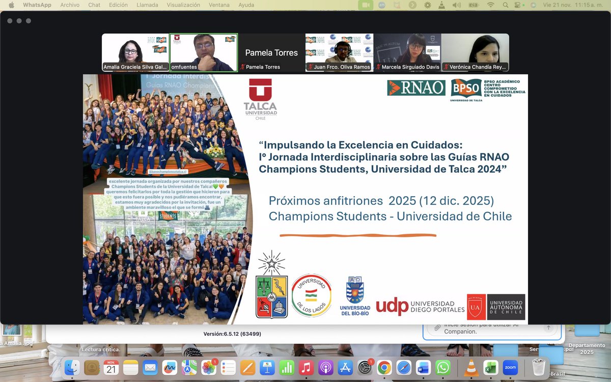 Excelente reunión de Red BPSO Académicos Chile,importantes avances han presentado los líderes de las universidades.Felicitaciones a ellos y a sus equipos, gran trabajo!!!!