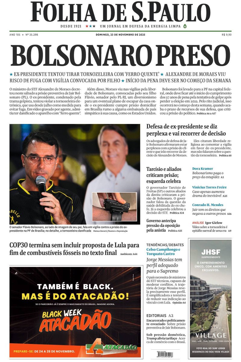 manchetempo's tweet photo. Quase não saem mais jornais aos domingos no Brasil.

Entre as exceções de hoje, está a bela primeira página de @opovoonline (Ceará). https://t.co/X3PLB9yy2K