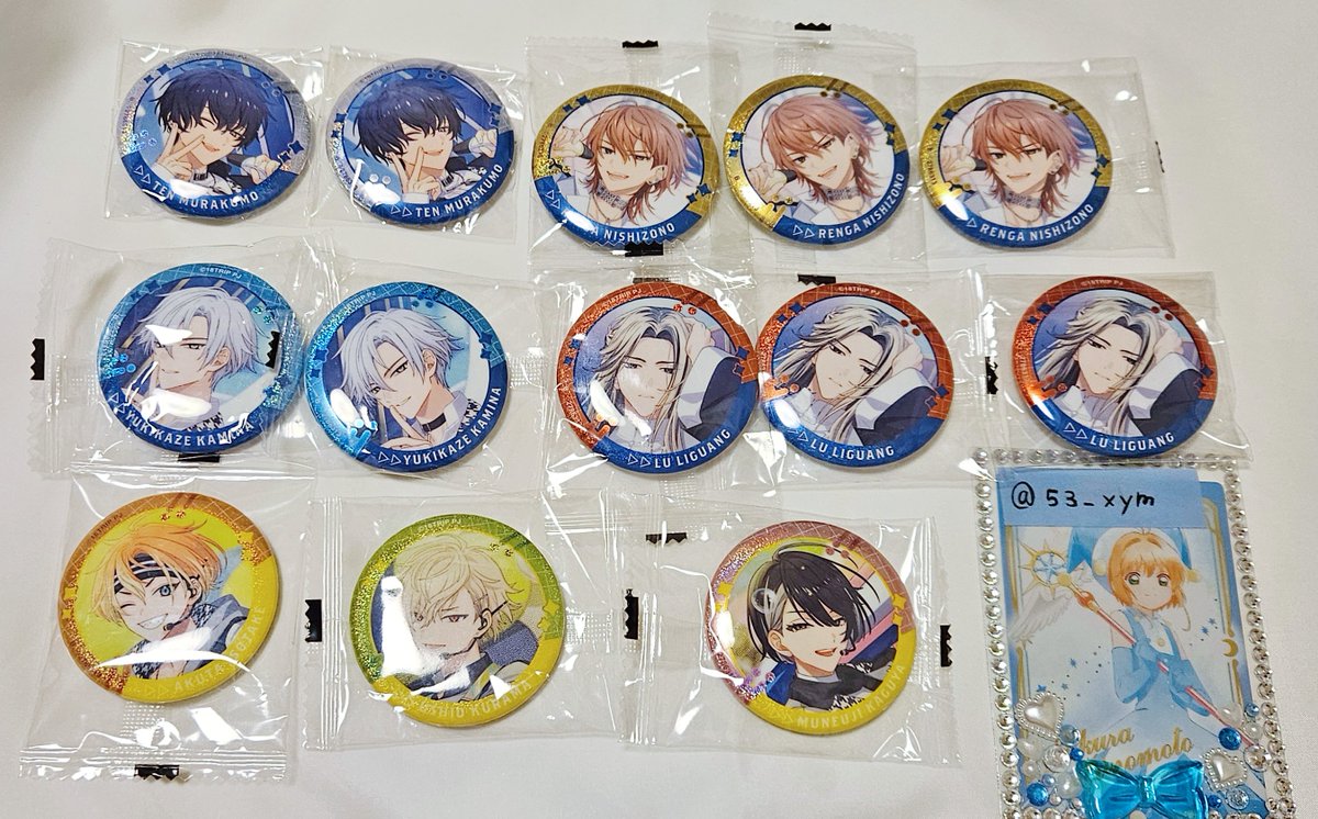 【交換/譲渡】エイトリ 18TRIP カプセル缶バッジ カプ缶 vol.3

譲：添 練牙 礼光 雪風 あく太 宗氏 潮
求：同種七基 or 定価＋送料

🤍1点～◎/纏めての方優先
🤍郵送or名古屋(栄)手渡し
※添開封済
※礼光一点封が空いてしまい他の袋に入れております。

検索からもお気軽にお声掛けください。