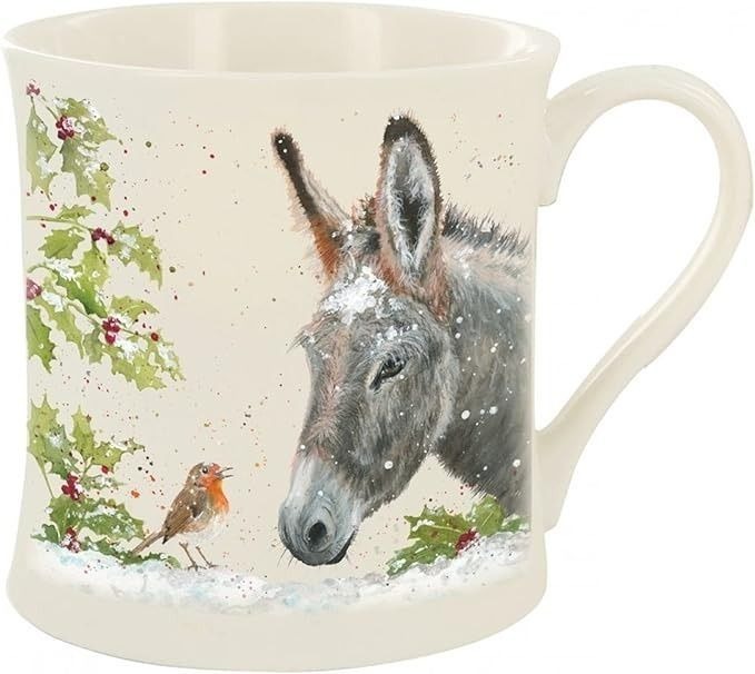 horseandhoof's tweet photo. #Giveaway November prize draw for one Bree Merryn Fine China Diana &amp; Ross #Donkey  and #Robin Mug to enter Repost, Like the post, tag a friend and Follow us @horseandhoof ends 30/11/25 #horseandhoof #win https://t.co/VoB2p6mn56