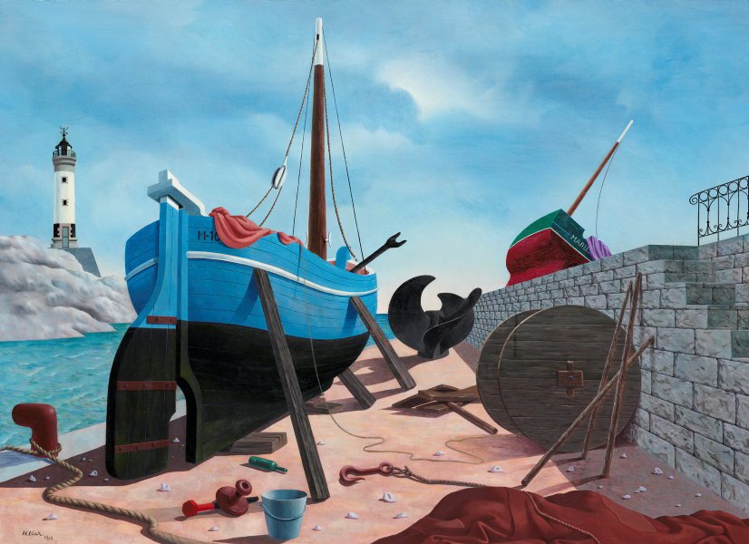 zeebra1970's tweet image. Careening, 1939 by Tristram Hillier