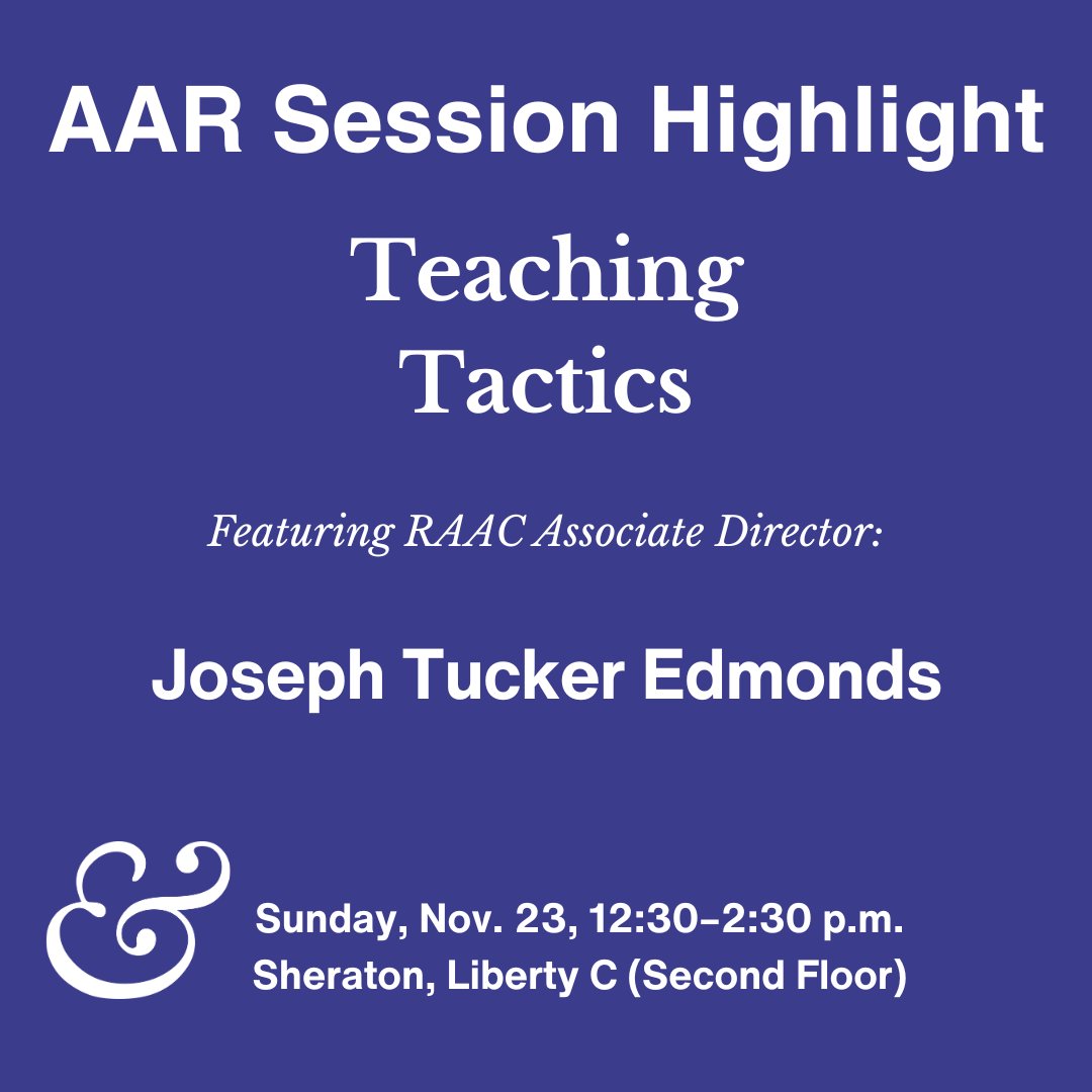 csraac's tweet image. Wake up, Boston! Sunday at #aarsbl25 is full of sessions featuring the Center&apos;s fellows, Young Scholars, and staff. Check out a few of the highlights for the early blocks and follow along for more updates throughout the day and all conference long.
