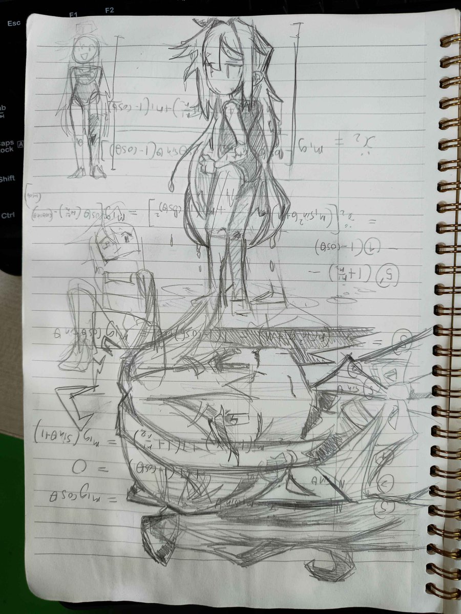 zSirNoob's tweet photo. why does inspiration only hit when im drawing on scrap pieces of paper ;-; https://t.co/Kes2XQmvAT