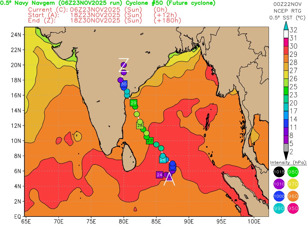 BHASKARANSHIVAR's tweet photo. #NEM2025 #NorthEastMonsoon2025 #Tamilnadu #AndhraPradesh #Chennai This is another for the month end . Oh Models #ECMWF #NAVGEM #UKM we are tired and losing confidence https://t.co/XlcWIhbvhS