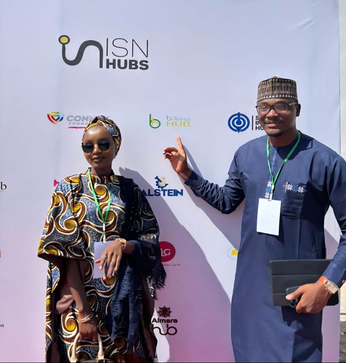 At the 2025 ISN Annual Gathering in Kano/Katsina with amazing innovators Amira of Agric Innovation and Abdullahi Idris of Banuu &amp; Allied.
Collaboration drives impact!