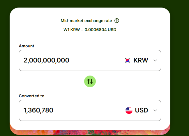 goguma_nyangi's tweet image. converted it, 

thought .. &apos;oh nice&apos;

realized i did &quot;2 MILLION&quot; 

added three more 0&apos;s 

HOLY SHITTT