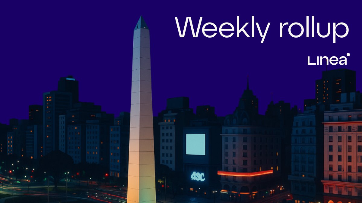 LineaBuild's tweet image. This week, we have a special edition of our Weekly Rollup featuring highlights from DevConnect in Buenos Aires!