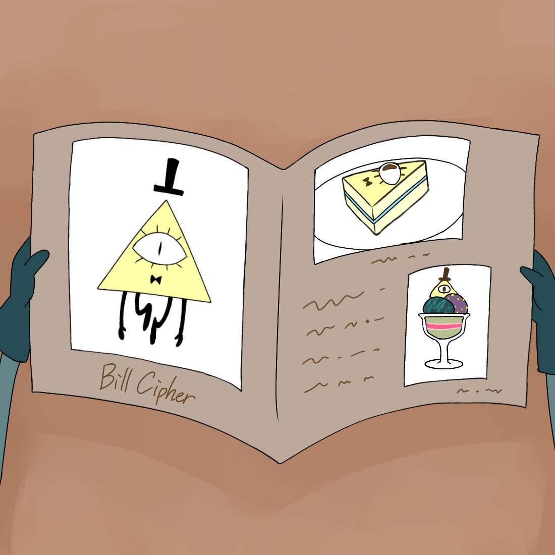 Momoshiki_001's tweet image. #gravityfallsfanart #henchmaniacs 
#kryptbill #pyronica
もしクリプトスが客だったら