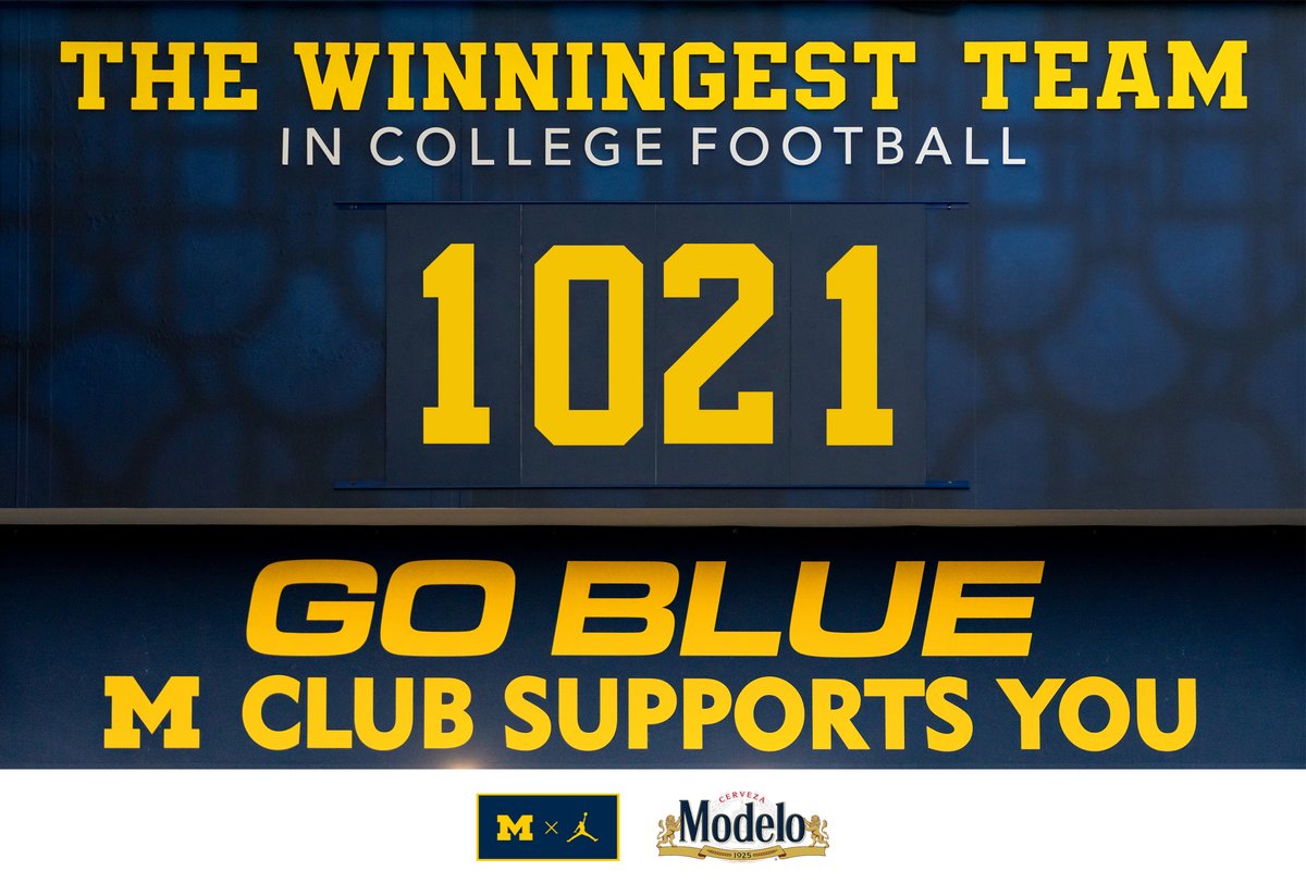 1️⃣0️⃣2️⃣1️⃣

#GoBlue | #Winningest