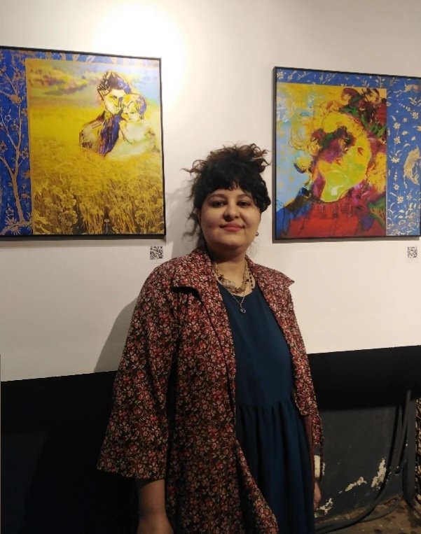 Sabasart1's tweet image. Excited to finally see my paintings on display at my very first physical exhibition! 🖼️💛
#MyFirstExhibition
#ContemporaryArt
#VisualArt
#ArtLife
#Artwork