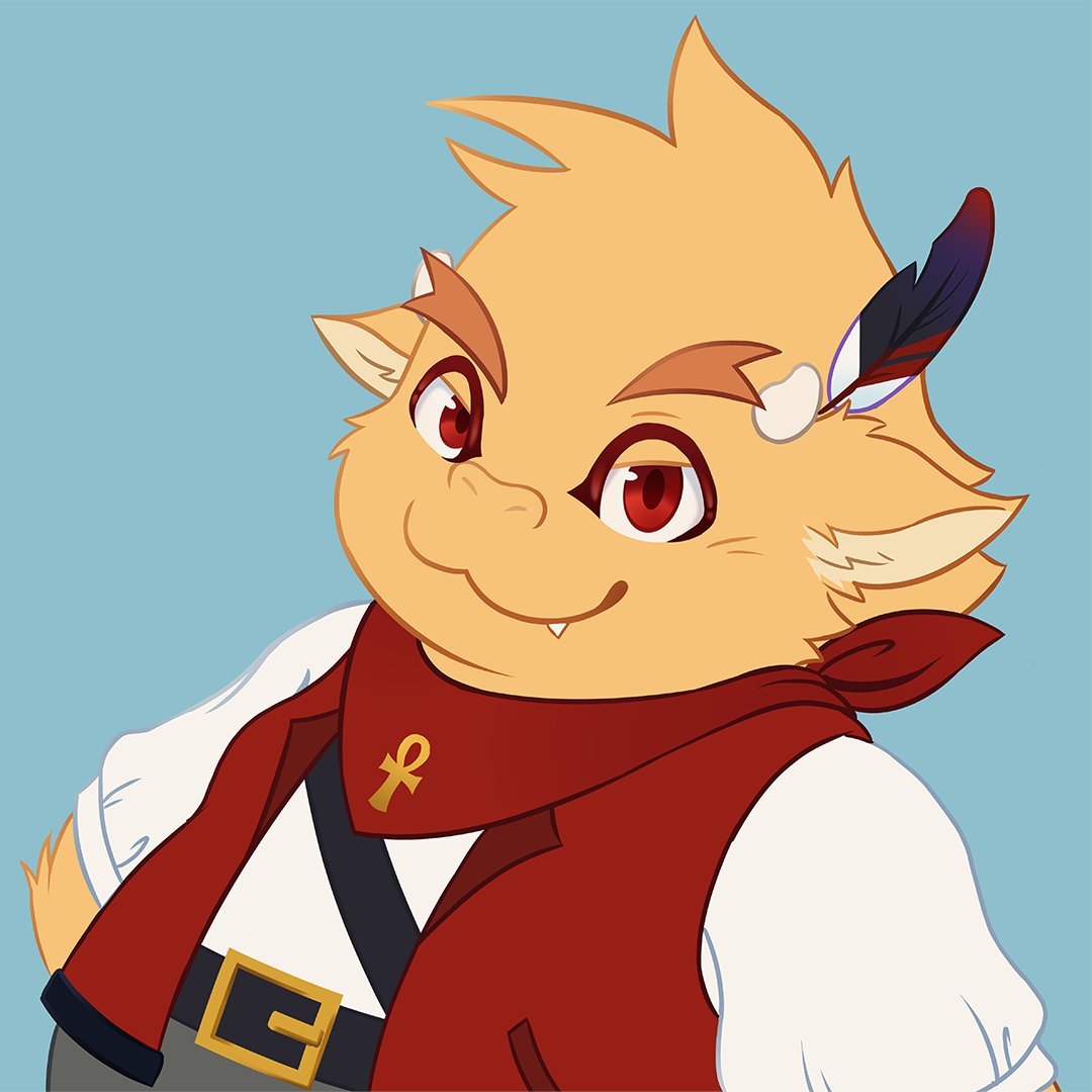 LittleHyperG's tweet image. It's been a while since the last time I drew Bull. He dresses up to the nines with particular garb this time 😆✨🏴‍☠️

#Furry #FurryArt