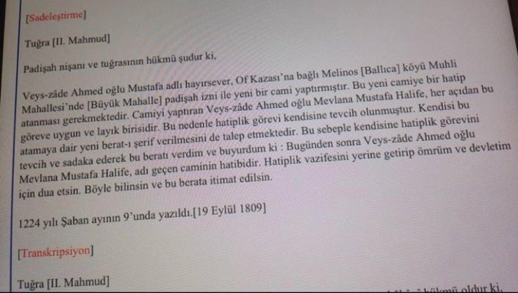 Sultan II.Mahmud’un büyük büyük dedeme gönderdiği nişan❗️