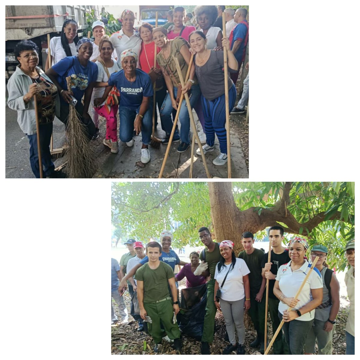 InesMChapman's tweet image. Domingo 23 de noviembre, jornada de trabajo voluntario. Junto a los trabajadores del Palacio de la Revolución, intenso trabajo. Aquí un momento para las instantáneas. Todas y todos unidos, contribuyendo a la limpieza del centro laboral y de la ciudad. 
#LaLuchaNoHaCesado
