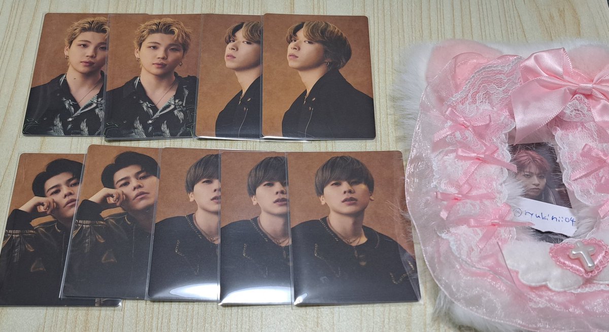 ryukiniio4's tweet image. BMSGコンプリートファイル交換

譲 画像（SEITOセイト、TAKUTOタクト、NAOYAナオヤ2、RUルイI2、SHUTOシュント2、SOTAソウタ2、LEOレオ2、MANATOマナト2）

求 RYUKI リュウキ 

郵送又は現場が被れば手渡し

お気軽にお声掛けください🥹❣️

 #BMSG交換 #BEFIRST交換 #MAZZEL交換