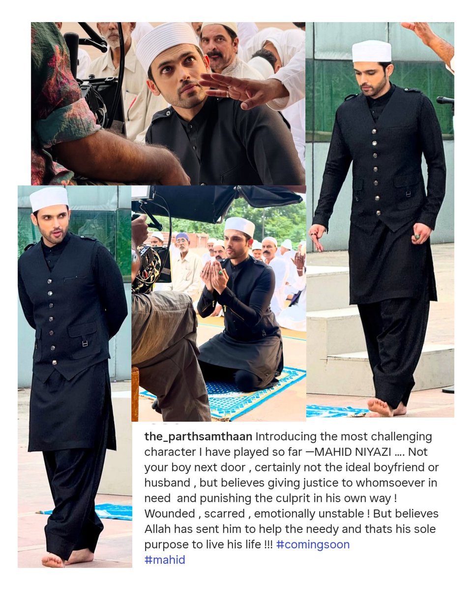 Mahid Niyazi is going to be unforgettable. You always choose such powerful characters...And all the best wishes for this new journey, can't wait to watch you as Mahid! ❤️✨

#ParthSamthaan #MahidNiyazi #SeherHoneKoHai